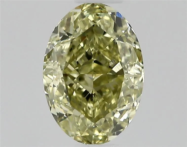 0.50ct Oval Natural Diamond (Colour Fancy Yellow, Clarity VS1, Cut EX, GIA Certified)