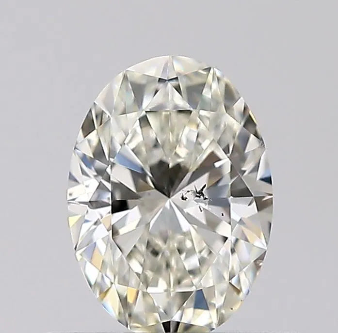 0.50ct Oval Natural Diamond (Colour K, Clarity SI2, GIA Certified)