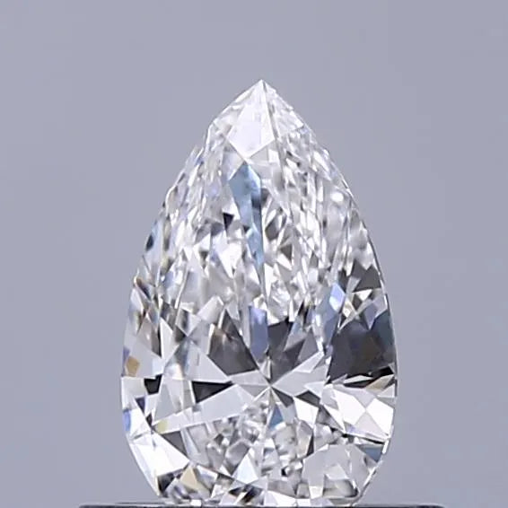 0.50ct Pear Lab Grown Diamond (Colour D, Clarity VVS2, IGI Certified)