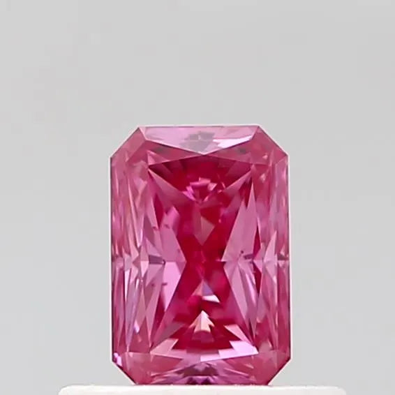 0.50ct Radiant Lab Grown Diamond (Colour Fancy Vivid Pink, Clarity VS1, IGI Certified)