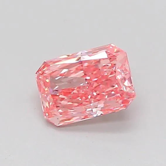 0.50ct Radiant Lab Grown Diamond (Colour Fancy Vivid Pink, Clarity VS2, IGI Certified)
