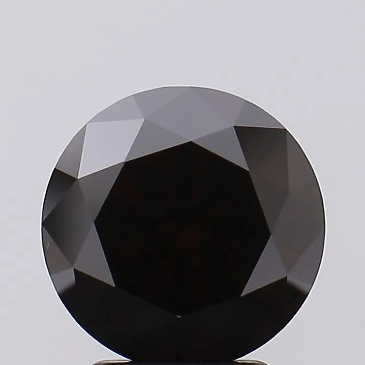 0.50ct Round Lab Grown Diamond (Colour Fancy Dark Brown, Clarity VS1, Cut EX, Uncertified)