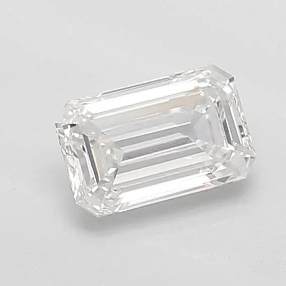 0.51ct Emerald Lab Grown Diamond (Colour D, Clarity VS2, IGI Certified)