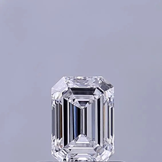 0.51ct Emerald Lab Grown Diamond (Colour D, Clarity VS2, IGI Certified)