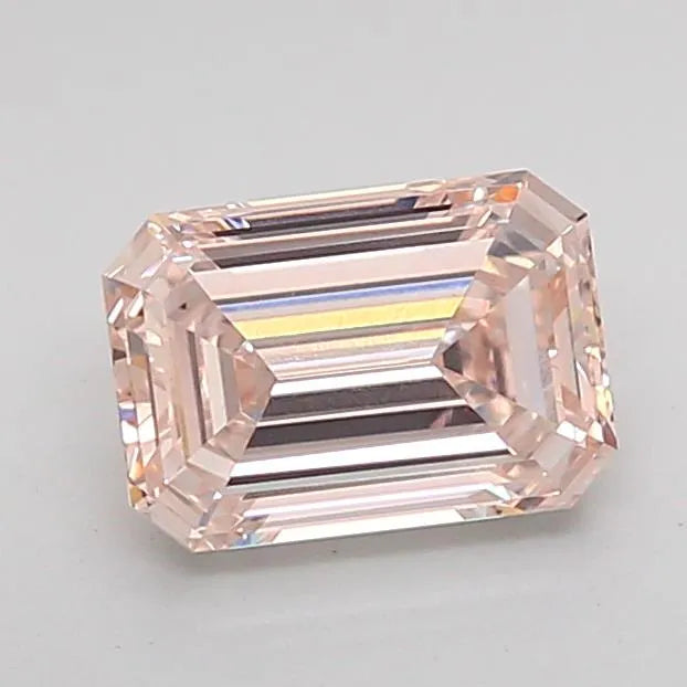 0.51ct Emerald Lab Grown Diamond (Colour Very Light Brown, Clarity VS2, Uncertified)