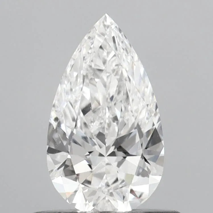 0.51ct Pear Lab Grown Diamond (Colour D, Clarity VVS2, IGI Certified)