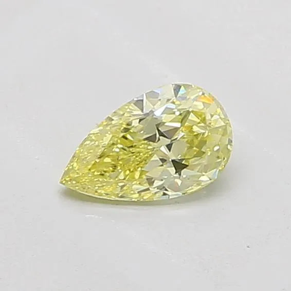 0.51ct Pear Lab Grown Diamond (Colour Fancy Intense Yellow, Clarity VS1, IGI Certified)