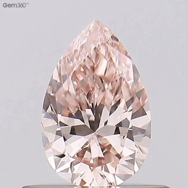 0.51ct Pear Lab Grown Diamond (Colour Fancy Light Pink, Clarity VS2, Uncertified)