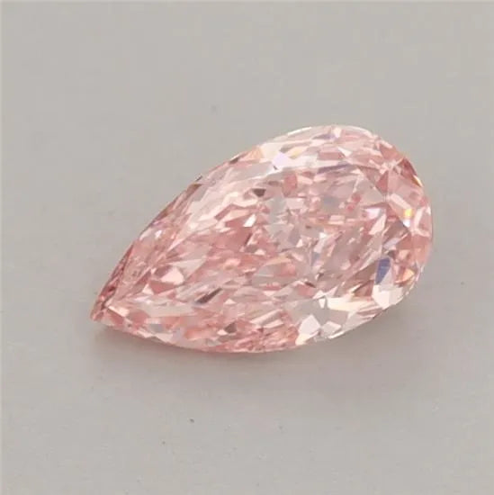 0.51ct Pear Lab Grown Diamond (Colour Fancy Vivid Pink, Clarity VVS2, IGI Certified)