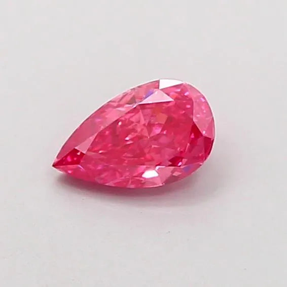 0.51ct Pear Lab Grown Diamond (Colour Fancy Vivid Purple, Clarity VS1, Uncertified)