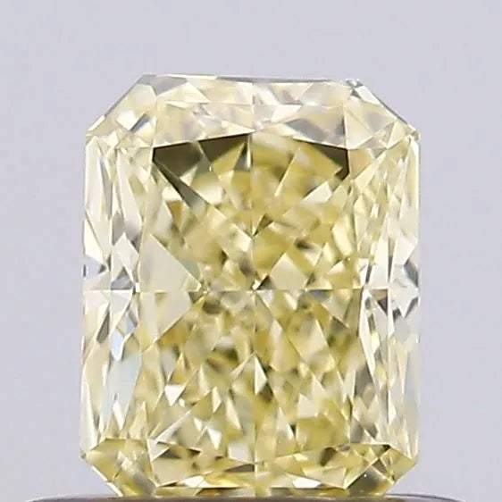 0.51ct Radiant Lab Grown Diamond (Colour Fancy Intense Yellow, Clarity VVS2, Cut GD, IGI Certified)