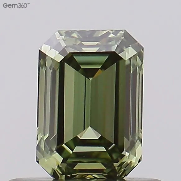 0.52ct Emerald Lab Grown Diamond (Colour Fancy Vivid Green, Clarity VS1, Uncertified)