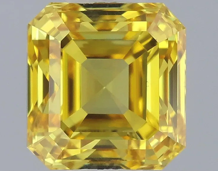0.52ct Emerald Lab Grown Diamond (Colour Fancy Vivid Yellow, Clarity VS1, IGI Certified)