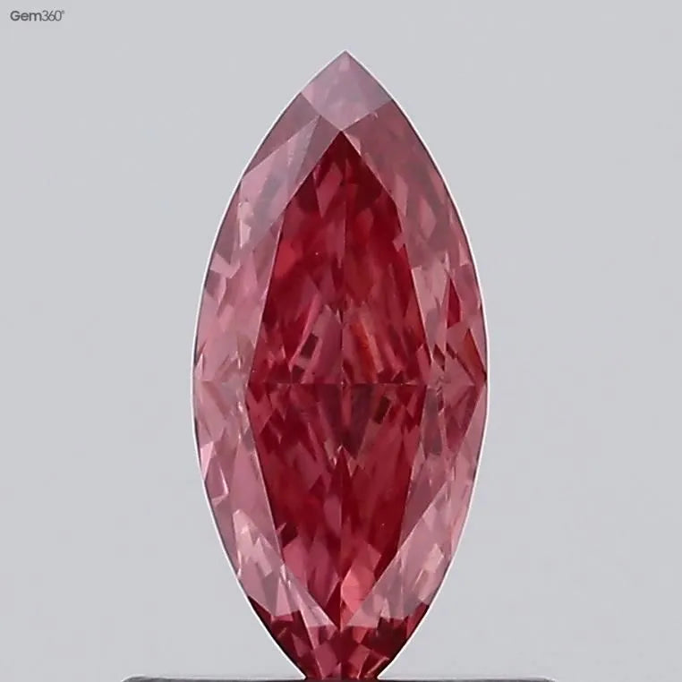 0.52ct Marquise Lab Grown Diamond (Colour Fancy Vivid Pink, Clarity VS2, Cut GD, IGI Certified)