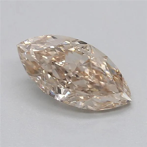 0.52ct Marquise Lab Grown Diamond (Colour Very Light Brown, Clarity VVS2, IGI Certified)