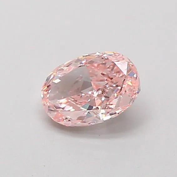 0.52ct Oval Lab Grown Diamond (Colour Fancy Pink, Clarity VVS2, IGI Certified)