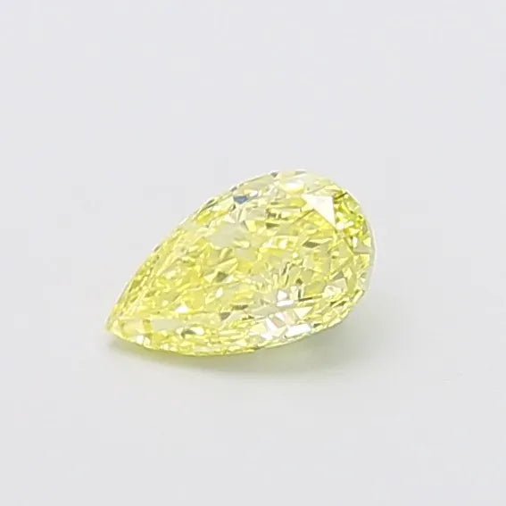0.52ct Pear Lab Grown Diamond (Colour Fancy Yellow, Clarity VS1, IGI Certified)