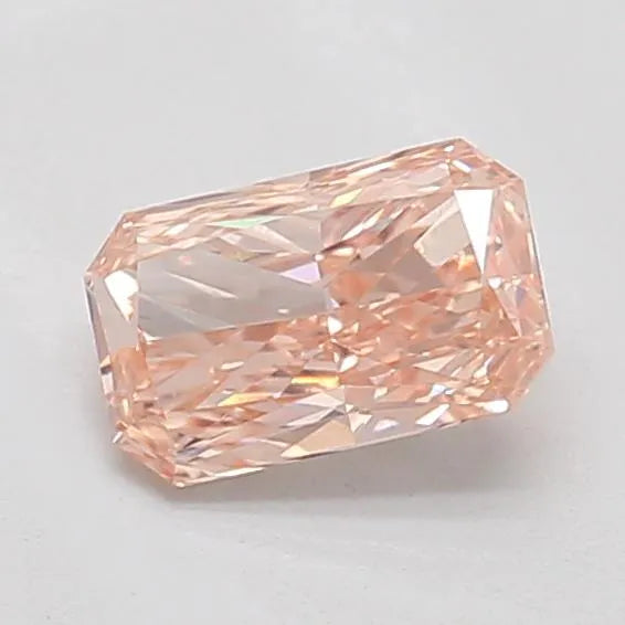 0.52ct Radiant Lab Grown Diamond (Colour Fancy Light Brown, Clarity VVS2, IGI Certified)