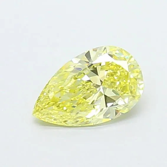 0.53ct Pear Lab Grown Diamond (Colour Fancy Intense Yellow, Clarity VVS2, IGI Certified)