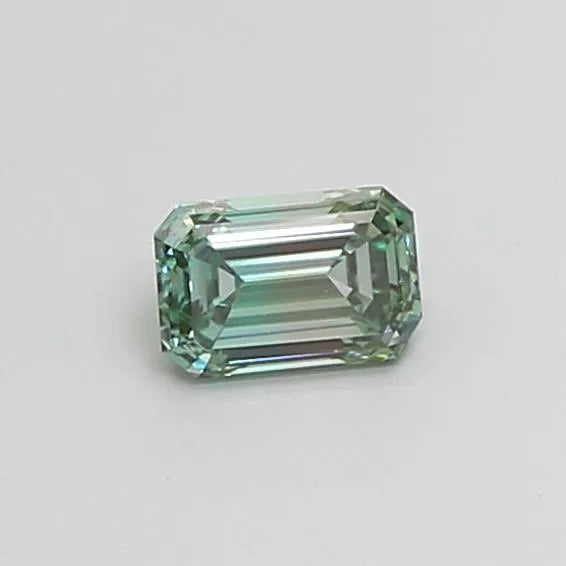 0.54ct Emerald Lab Grown Diamond (Colour Fancy Intense Green, Clarity VVS2, IGI Certified)