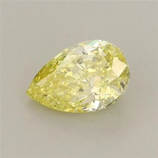 0.54ct Pear Lab Grown Diamond (Colour Fancy Vivid Yellow, Clarity VVS2, IGI Certified)