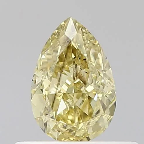0.54ct Pear Lab Grown Diamond (Colour Fancy Yellow, Clarity SI1, IGI Certified)