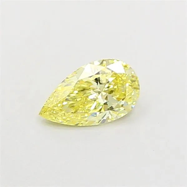 0.54ct Pear Lab Grown Diamond (Colour Fancy Yellow, Clarity VS2, IGI Certified)