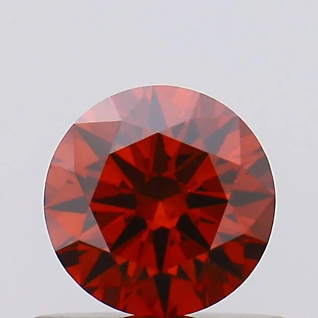 0.54ct Round Lab Grown Diamond (Colour Fancy Vivid Red, Clarity VVS2, Cut EX, SGL Certified)