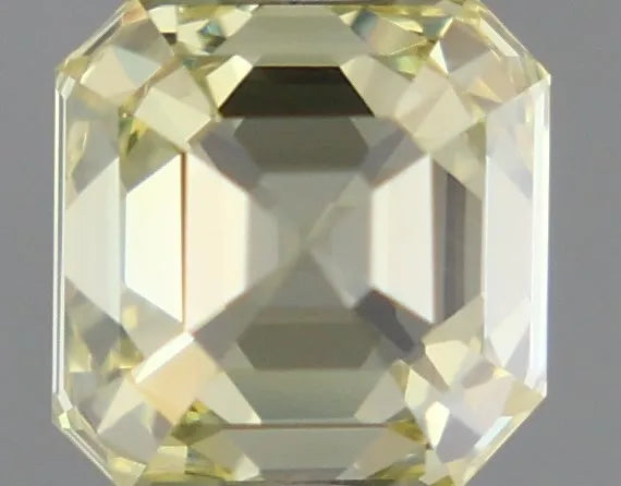 0.55ct Asscher Lab Grown Diamond (Colour Fancy Intense Yellow, Clarity VVS1, IGI Certified)