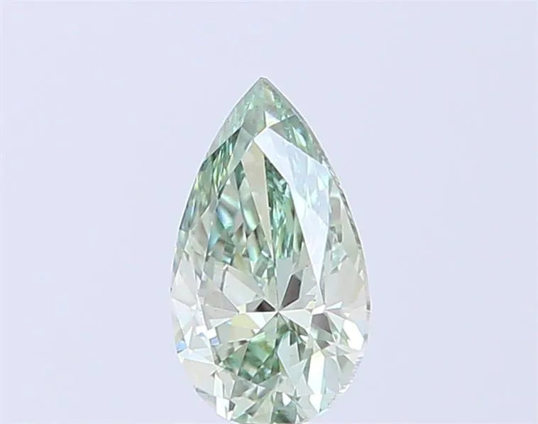 0.55ct Pear Lab Grown Diamond (Colour Fancy Green, Clarity VS1, Uncertified)