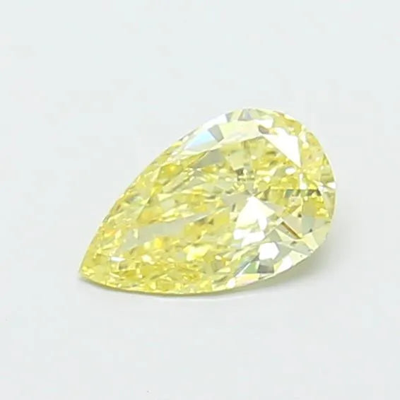 0.55ct Pear Lab Grown Diamond (Colour Fancy Yellow, Clarity VS2, IGI Certified)