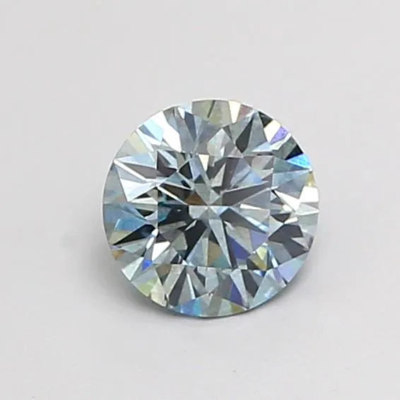 0.55ct Round Lab Grown Diamond (Colour Fancy Intense Blue, Clarity VS1, Cut ID, Uncertified)