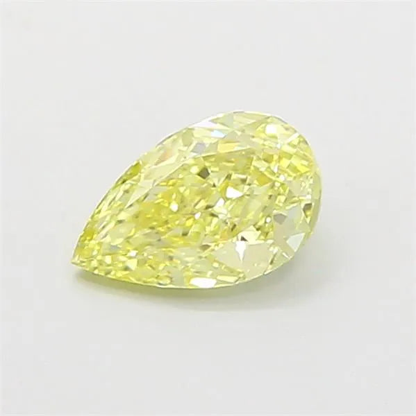 0.56ct Pear Lab Grown Diamond (Colour Fancy Vivid Yellow, Clarity VVS2, Uncertified)