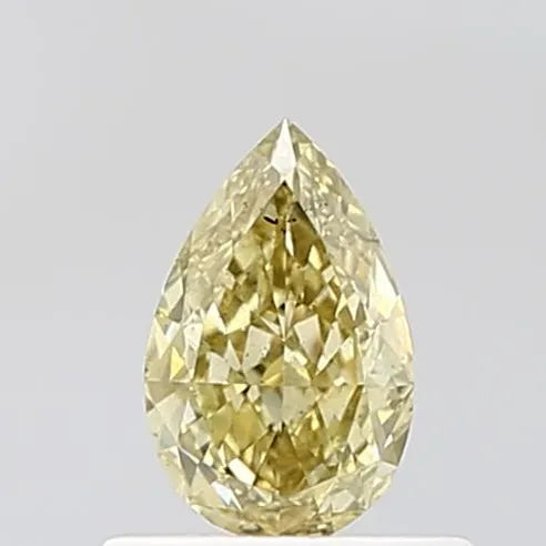0.56ct Pear Lab Grown Diamond (Colour Fancy Yellow, Clarity SI1, IGI Certified)