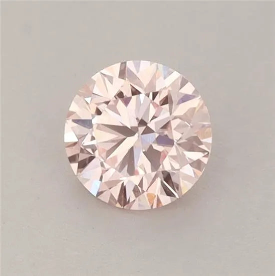 0.56ct Round Lab Grown Diamond (Colour Fancy Intense Pink, Clarity VS1, Cut ID, IGI Certified)
