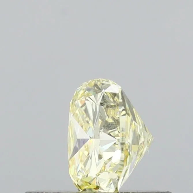 0.57ct Cushion modified Lab Grown Diamond (Colour Fancy Light Yellow, Clarity VVS1, IGI Certified)