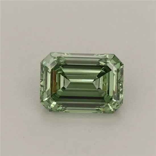 0.57ct Emerald Lab Grown Diamond (Colour Fancy Vivid Green, Clarity VS1, IGI Certified)
