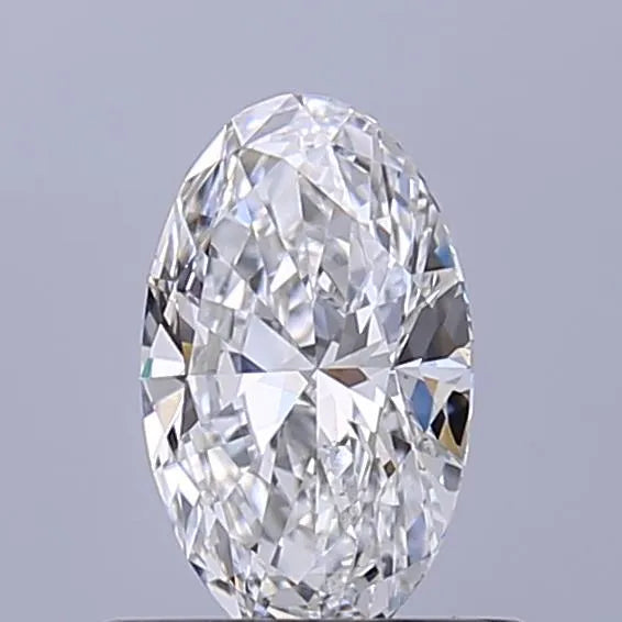 0.57ct Oval Lab Grown Diamond (Colour D, Clarity VS1, IGI Certified)