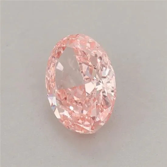 0.57ct Oval Lab Grown Diamond (Colour Fancy Vivid Pink, Clarity VS1, IGI Certified)