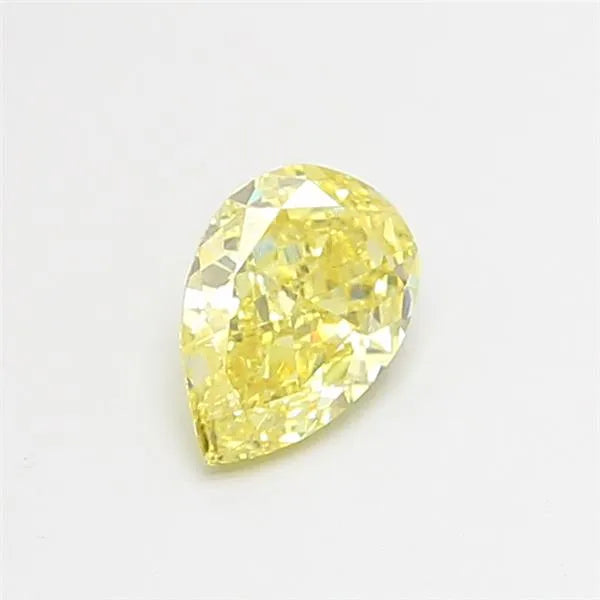 0.58ct Pear Lab Grown Diamond (Colour Fancy Intense Yellow, Clarity SI1, IGI Certified)