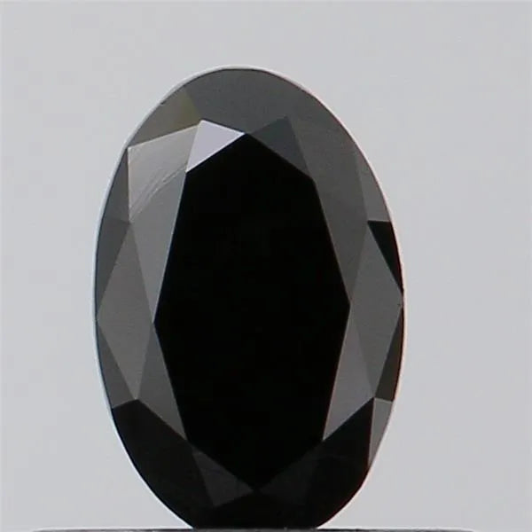 0.61ct Oval Lab Grown Diamond (Colour Fancy Deep Black, Clarity VS2, Uncertified)