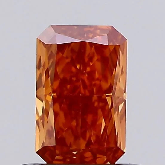 0.62ct Radiant Lab Grown Diamond (Colour Fancy Vivid Brown, Clarity VS1, Uncertified)