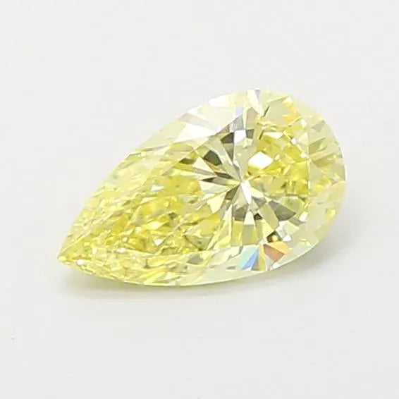 0.63ct Pear Lab Grown Diamond (Colour Fancy Intense Yellow, Clarity VVS2, IGI Certified)