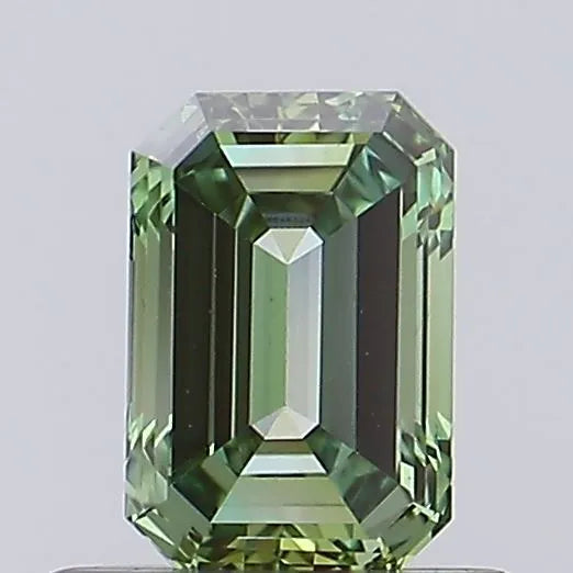 0.64ct Emerald Lab Grown Diamond (Colour Fancy Intense Blueish Green, Clarity VVS2, IGI Certified)
