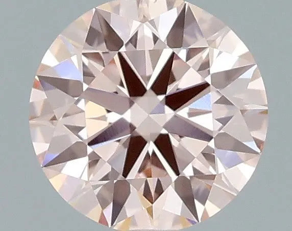 0.65ct Round Lab Grown Diamond (Colour Fancy Intense Pink, Clarity VS2, Cut ID, IGI Certified)