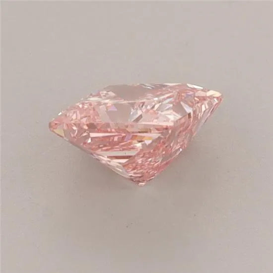 0.68ct Princess Lab Grown Diamond (Colour Fancy Intense Pink, Clarity VS1, IGI Certified)