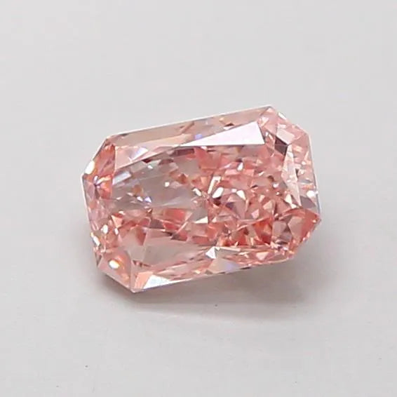 0.69ct Radiant Lab Grown Diamond (Colour Fancy Intense Brownish Pink, Clarity VS1, IGI Certified)