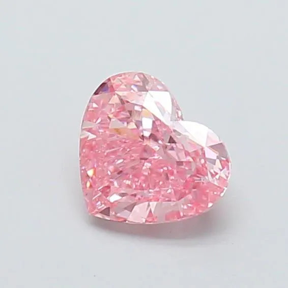0.70ct Heart Lab Grown Diamond (Colour Fancy Vivid Pink, Clarity VS1, Uncertified)
