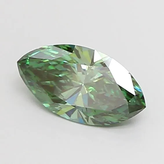 0.70ct Marquise Lab Grown Diamond (Colour Fancy Vivid Green, Clarity VS1, IGI Certified)