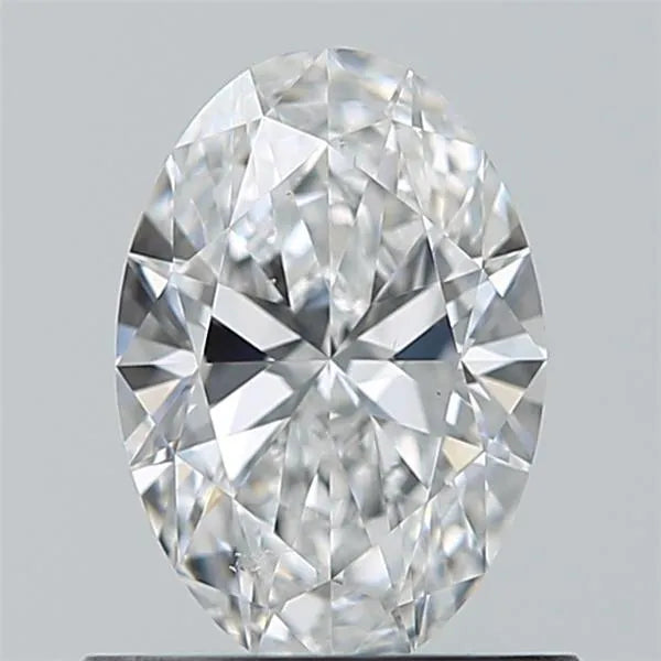 0.70ct Oval Natural Diamond (Colour D, Clarity SI1, Cut EX, GIA Certified)